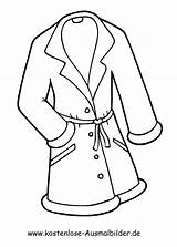 Mantel Ausmalbilder Kleidung Malvorlagen Ausdrucken Bekleidung sketch template