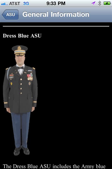 app shopper  army uniform guide reference