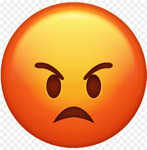 hd png emoji anger emoticon iphone angry emoji png