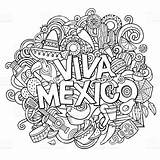 Mandalas Mexicanos Patrios Simbolos Septiembre Iluminar sketch template
