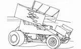 Sprint Sprintcars Speedway sketch template