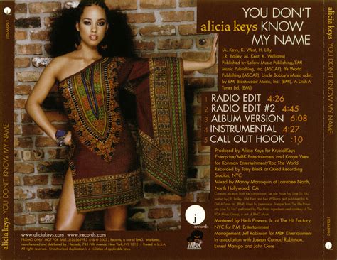 Promo Import Retail Cd Singles And Albums Alicia Keys