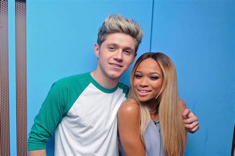 picture of one direction s niall horan with x factor starlet tamera