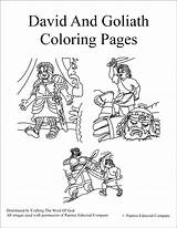 Coloring Goliath Pages Fill Activity David Printable School Kids Getcolorings Bible End sketch template