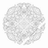 Pages Coloring Mandala Advanced Printable Level Color Getcolorings Getdrawings sketch template