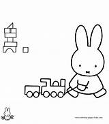 Miffy Coloring Pages Kids Color Cartoon Printable Pull Car ミッフィー イラスト Character Toy Drawing Sheets 壁紙 Characters Cars かわいい Bunny sketch template