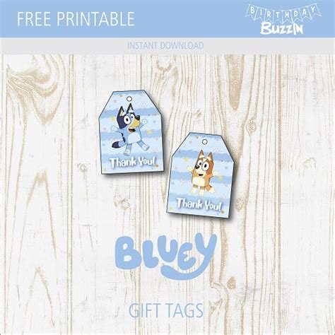 printable bluey favor tags birthday buzzin