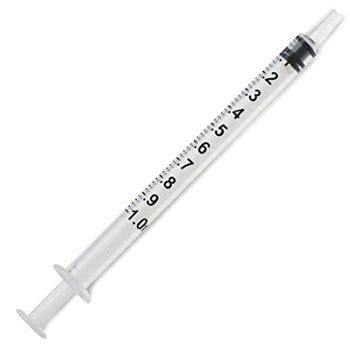 ml  cc syringe  needle