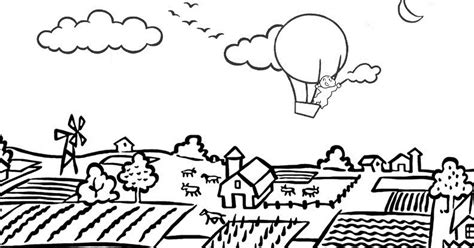 kids page nature coloring pages