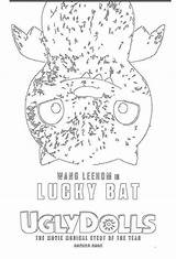 Bat Uglydolls sketch template