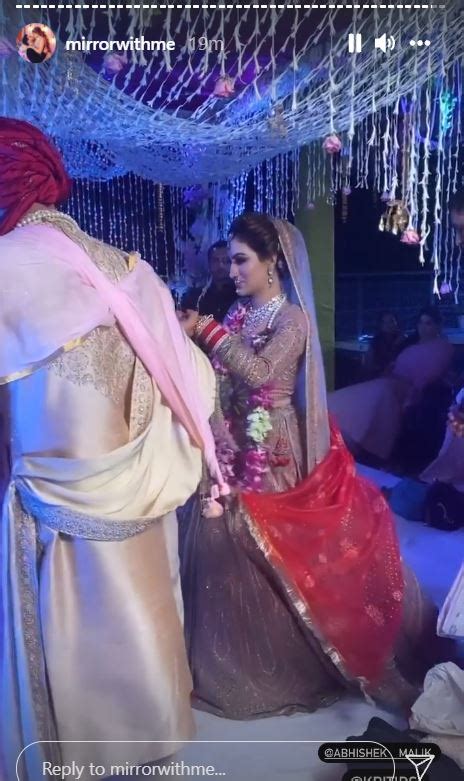 abhishek malik shares  wedding video