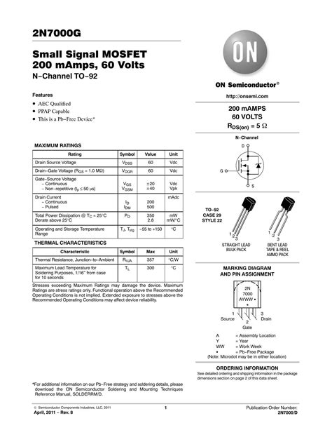 semi mosfet datasheet     consistent     electrical engineering