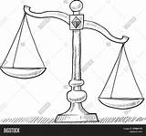 Scale Drawing Weight Balance Scales Sketch Tipped Justice Drawings Vector Paintingvalley Unbalanced Style Doodle sketch template