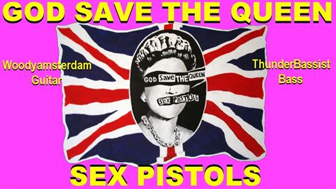 god save the queen sex pistols guitar and bass collab cover youtube