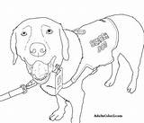 Dog Coloring Pages Service Dogs Working Search Fbi Rescue Color Crucial Getcolorings Tracing Printable Getdrawings Canines sketch template