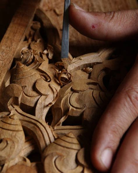 traditional tibetan wood carving  preserved practice norbulingka