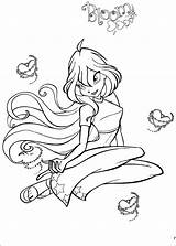 Winx Pages Coloring Club Printable Kids Believix sketch template