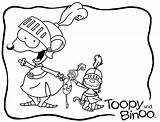 Toopy Binoo sketch template