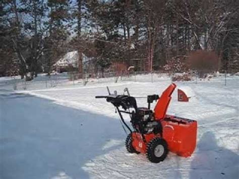 ariens deluxe  snow blower  auto turn review model  youtube snow blower
