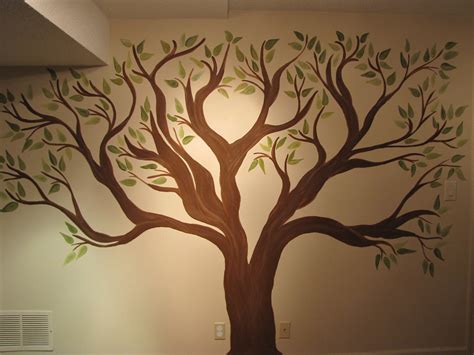 creative genius art family tree wall mural