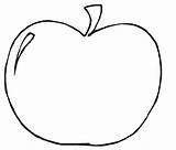 Apple Clipart Template Fruit Coloring Printable Templates Outline Apples Pages Colouring Clip Cliparts Stencils Sheets Activity Cartoon Clipartbest Large Childrens sketch template