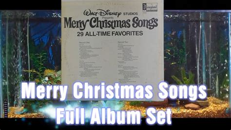 merry christmas songs walt disney full album set youtube