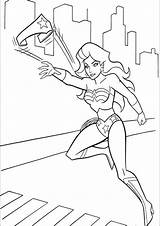 Wonder Woman Coloring Pages Easy Printable Choose Board Print sketch template