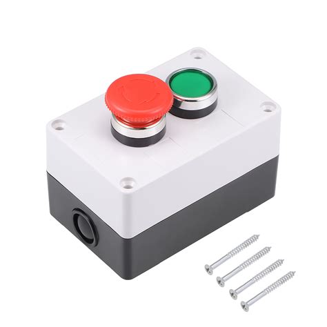 push button switch box momentary green switches  emergency stop   pcs walmartcom