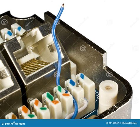 blue ethernet wire stock image image  mail computer