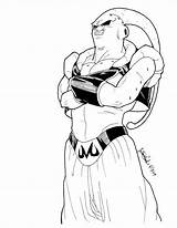Coloring Buu Super Pages Dbz Gotenks Absorbed Popular Sketch sketch template