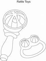 Rattle Rattles sketch template