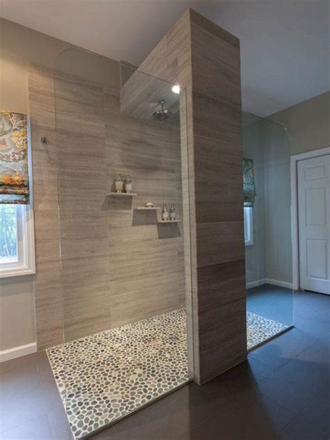 24 Top Doorless Shower Design For Small Bathroom Ideas