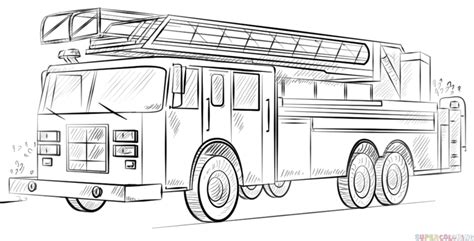 pin  kim stephens  production design truck coloring pages fire