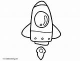 Coloring Pages Ship Rocket Printable Adults Kids sketch template