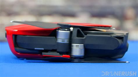 dji mavic air review side folded drone rush