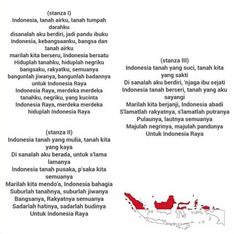 lirik lagu tanah air pusaka indonesia merdeka  lagu nasional indonesia  mengobarkan