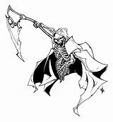 Reaper Grim Getdrawings Joyful Mandy Adventures sketch template