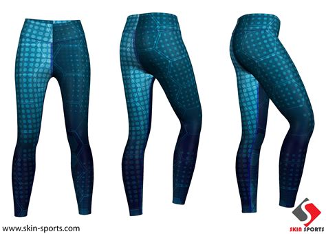 Women Fitness Leggings Made Of Sublimation Printed Lycra Fabric Flat