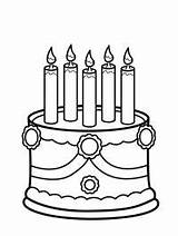 Taart Kaarsen Ausmalbilder Kuchen Verjaardag Eenhoorn Leukekleurplaten Torte Besteausmalbilder Kerzen Kleur Malvorlage Colouring Taartjes sketch template