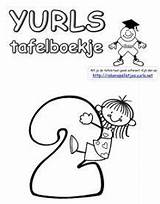 Yurls Werkboekjes Tafels Tafel Oefenen Werkbladen Werkblad Bezoeken Leren Bord Multiplication sketch template