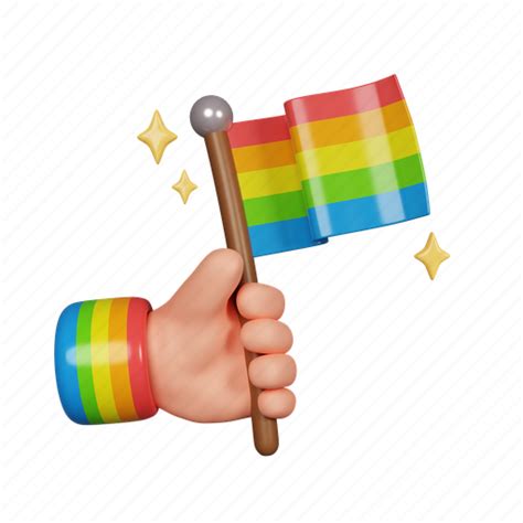 Pride Community Sexual Freedom Sex Flag Gay 3d Illustration