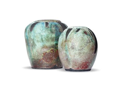 duo urn raku memorial gedenktekens urnen kunstenaars urnen
