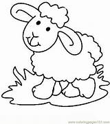 Easter Printable Coloring Lambs Color Pages Sheep Kids Eid Mammals Online Para sketch template