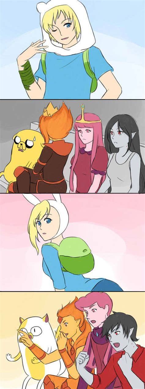 The Difference Between Finn And Fionna By Fangcovenly On Deviantart