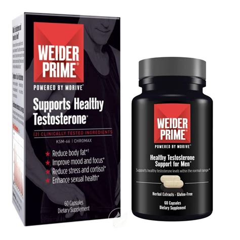 Weider Prime Testosterone Support 60 Capsule