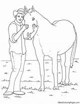 Cowboy Horse Coloring Pages sketch template