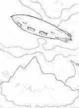 Hindenburg sketch template