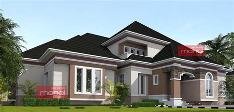 contemporary nigerian residential architecture ayedun house  bedroom bungalow
