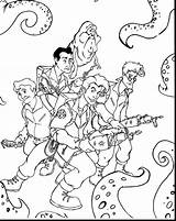 Ghostbusters Slimer Coloring Pages Drawing Getdrawings sketch template
