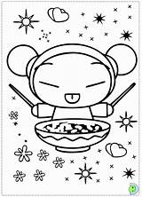 Coloring Pucca Pages Popular sketch template